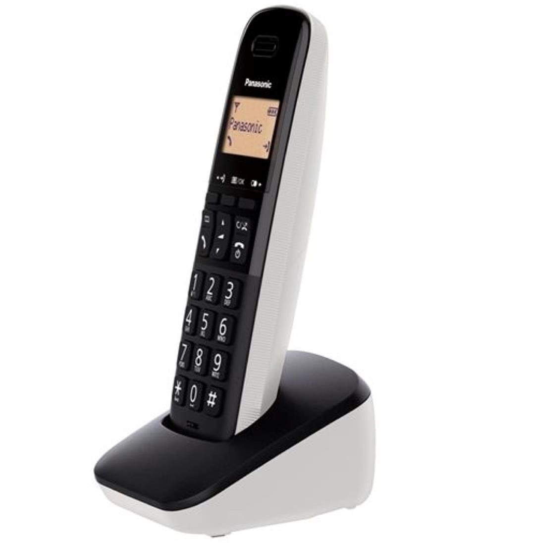 Panasonic Kx Tgb Spw Tel Fono Fijo Inal Mbrico Blanco