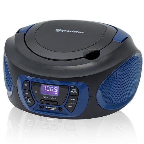 Roadstar CDR-365U Radio CD MP3 y USB Azul