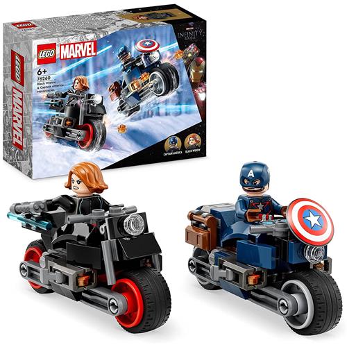 LEGO 76260 Motos de Viuda Negra Y el Capitán América