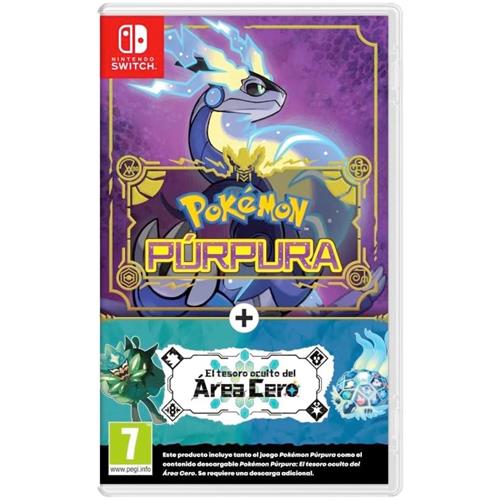 Nintendo Pokemon Púrpura + Tesoro Oculto Juego Nintendo Switch