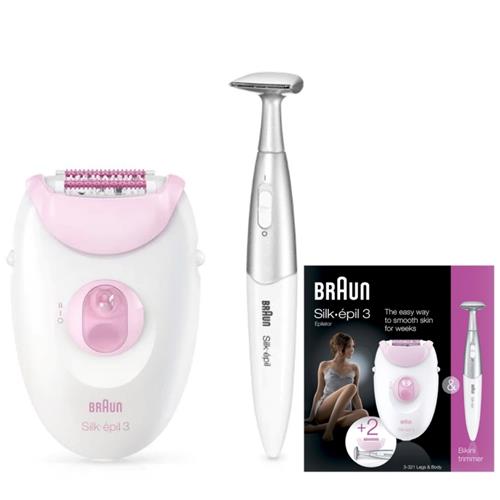 Braun Silk-Epil 3-321 Depiladora 20 Pinzas con Perfilador