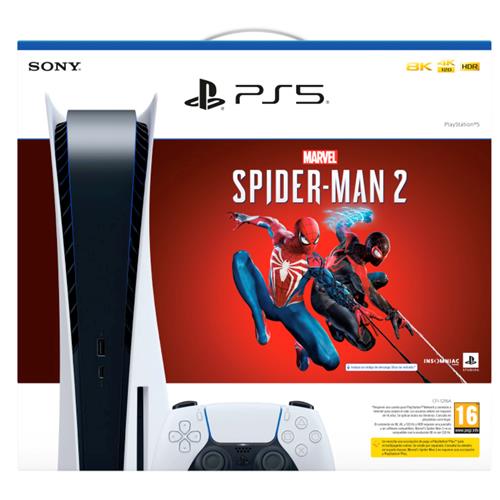 Sony Consola PlayStation 5 Edicion Disco con juego Spider Man 2