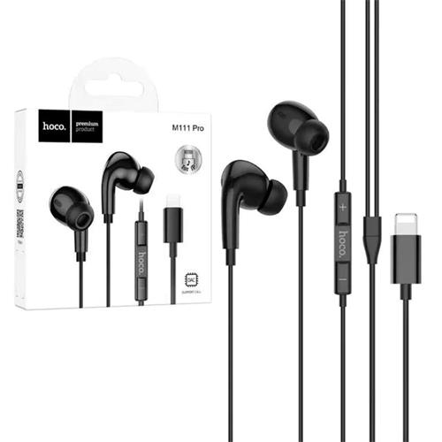 Hoco M111 Pro Auricular Lightning para iPhone Negro