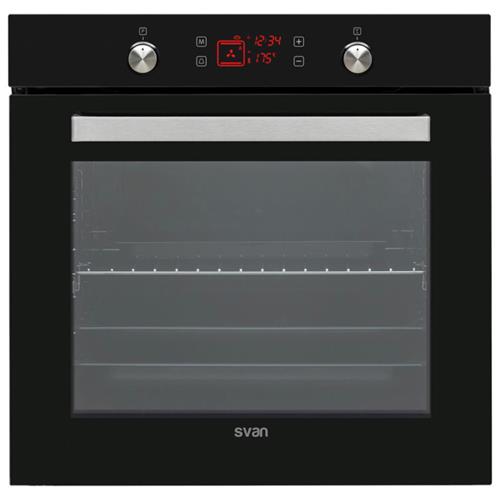 Svan SVH375N Horno 78L 10F Guia Display Tactil Cristal Negro