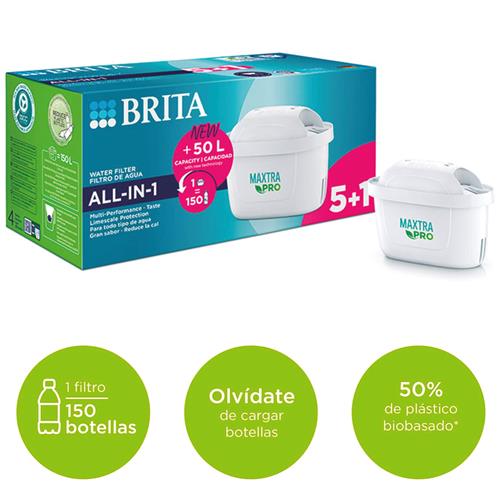 Brita Filtro Maxtra Pro para Jarra Pack 5+1 Unds