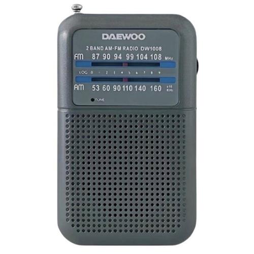 Daewoo DW1008GR Radio Portátil AM/FM Gris