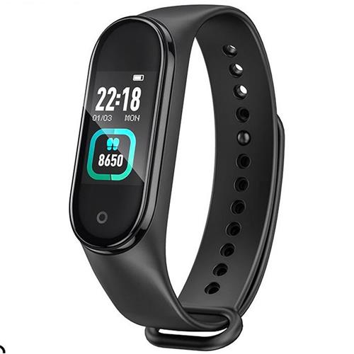 Borofone DGA08 Pulsera de Actividad con Pulsómetro 24h Negro