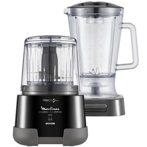 Moulinex DP815855 1.2.3 Ultimate Blender Batidora + Picadora 1000W