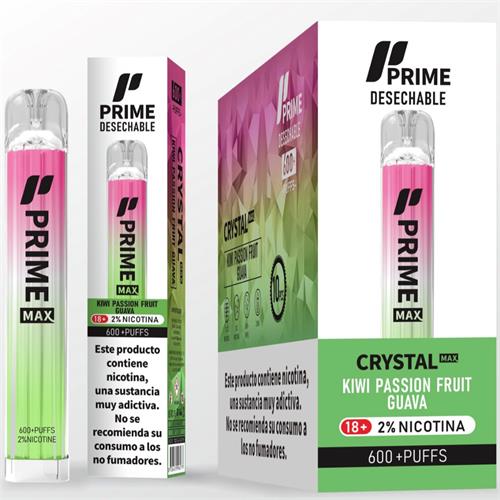 Prime Max Crystal Vaper Kiwi Passion Fruit  Guava 800 puff