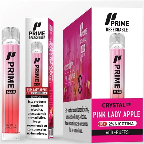 Prime Max Crystal Vaper Pink Lady Apple 800 puff