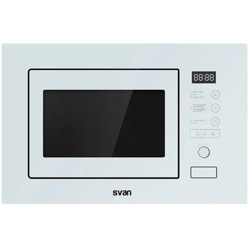 Svan SMWI2800DGB Microondas con Grill de Integración 20 Litros 800 W Blanco Display Led