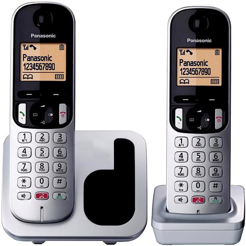 Panasonic KX-TGC212SPS Teléfono Duo Gris/Negro