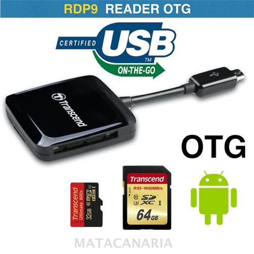 Transcend Ts-Rdp9K Usb 2.0 Otg Reader