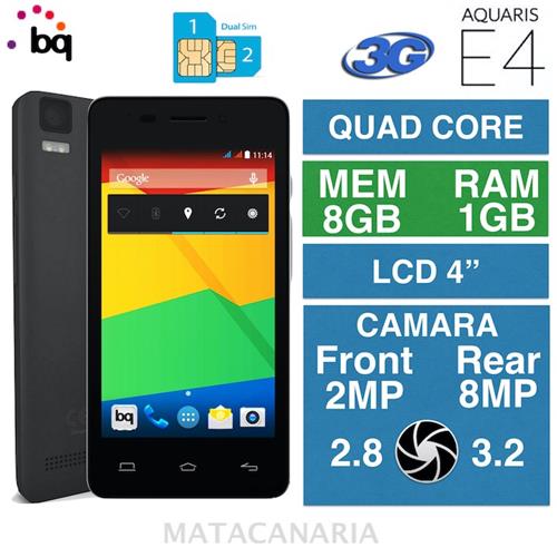 Bq Aquaris E4 8Gb Black/Black