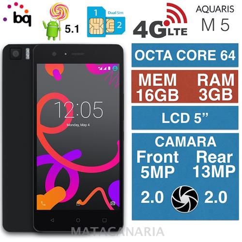 Bq Aquaris M5 Dual Sim Black