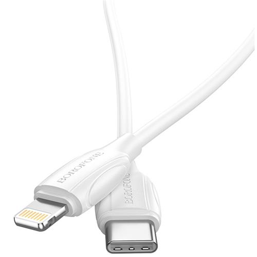 Cable USB-C a Lightning 2 metros 20W/ 3Amp Borofone BX19 Blanco