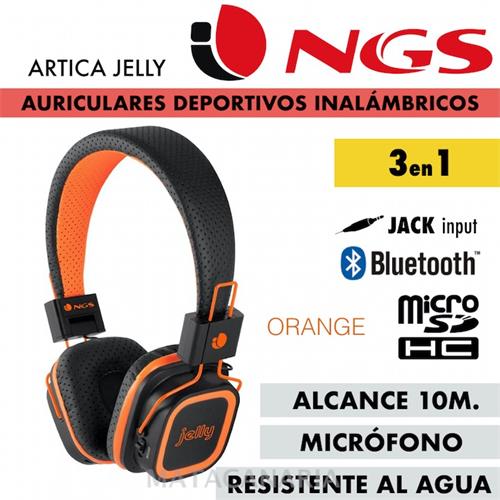 Ngs Artica Jelly Aur Bluetooth Orange